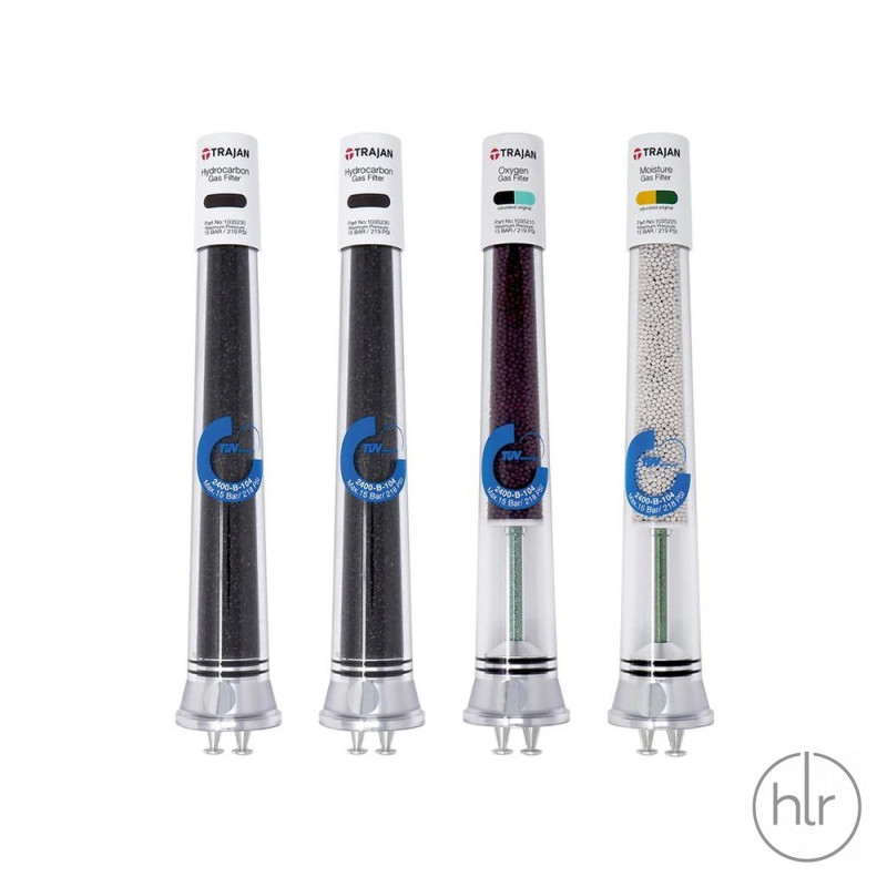 Набор фильтров индикаторных  для FID  фитинг 1/8" (3 вида фильтров + блок к ним), Trajan